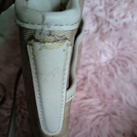 Coach Bags Coach Large Tan White Monogram Crossbody Poshmark